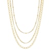 Necklace triple collar and spheres