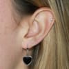Kela Hook Earrings – Hematite