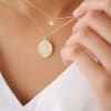 9 ct kultapistekaulakoru