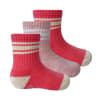 Non-Slip Stay-on Baby & Toddler Organic Quarter Crew Sporty Socks - 3 Pack - Pop & Rose