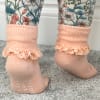 Frilly Liukumattomat Stay-On Vauvojen ja Taaperoiden sukat - 3 pakkaus Peaches 'n' Cream ja 