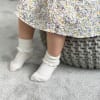 Frilly Liukumattomat Stay-On Vauvojen ja Taaperoiden sukat - 3 pakkaus Peaches 'n' Cream ja 