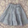 Blue Millie Tiered Muslin Girls Skirt