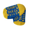 OUTLET- Non-Slip Stay-on Baby & Toddler Organic Quarter Crew Sporty Socks - 3 Pack - Blue & Grey