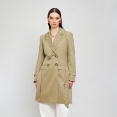 Beige The Modern Trench: This trench chic coat perfectly blends classic style and modern details.