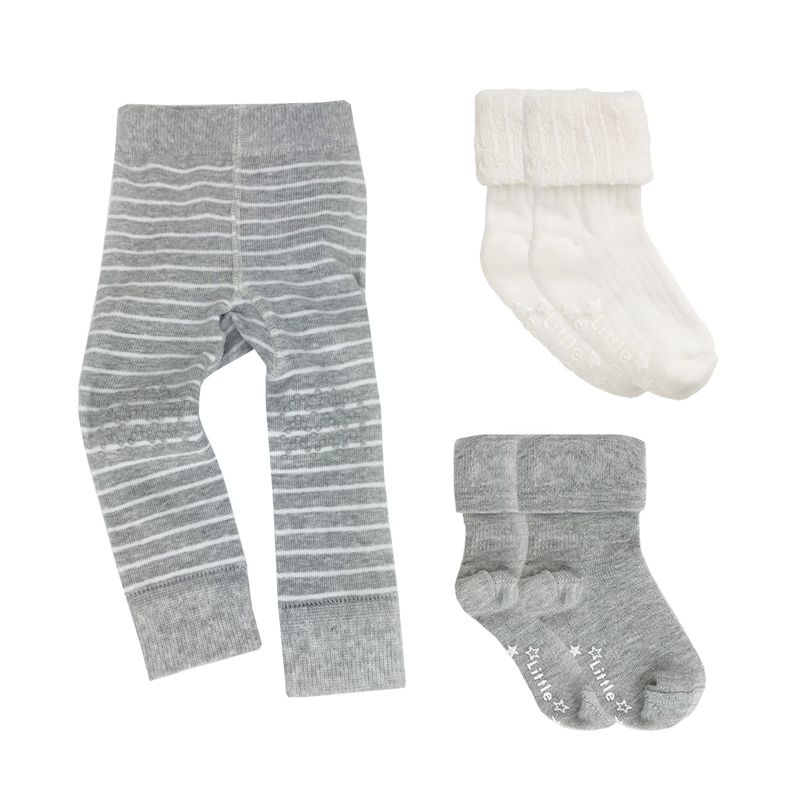 Leggings & Socks Super Set - Grey