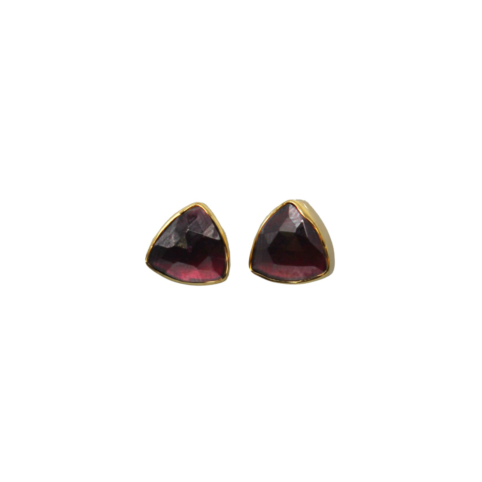 Cardona Stud Earrings – Garnet