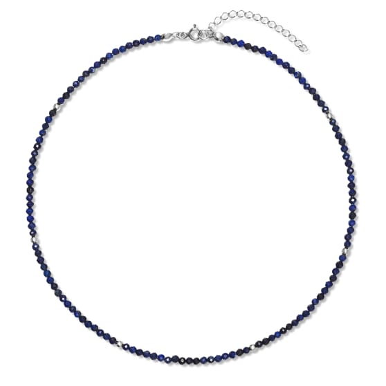 Kaulakoru lapis lazuli hopealla