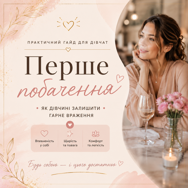 Практичний гайд для дівчат «Перше побачення»