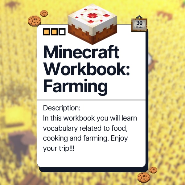 Minecraft Workbook: Farming
