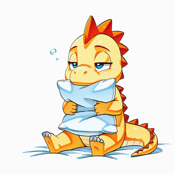 Cute Anime Dinosaurs — Sticker Pack