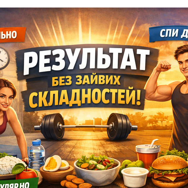 Фітнес / план харчування - база, яка реально працює