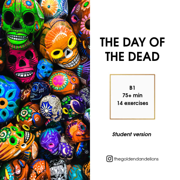 The Day of the Dead (Cultural Lesson, B1) 💀🌼