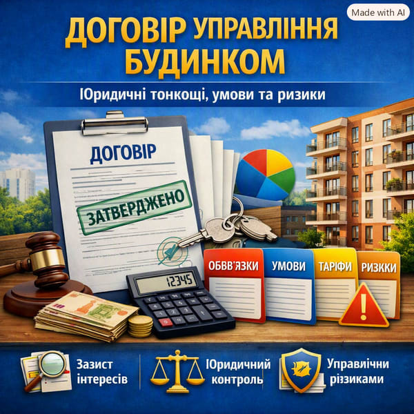 Договір про надання послуг з управління багатоквартирним будинком: Юридичні тонкощі, умови та ризики