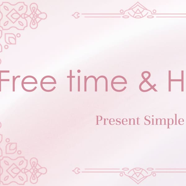 Презентація на тему "Free Time & Hobbies" для уроків англійської мови для рівня А1-А2 PDF файл для викладачів та вчителів англійської мови