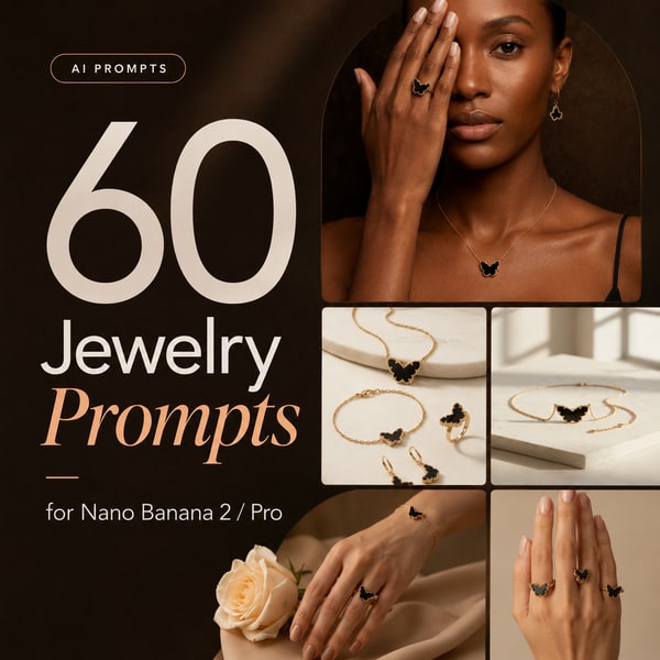 60 Jewelry Prompts for Nano Banana 2 / Pro