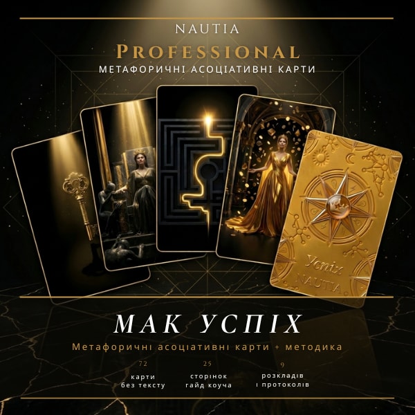 МАК УСПІХ Professional · 72 карти + Гайд коуча з методикою