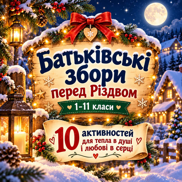 Батьківські збори перед Різдвом