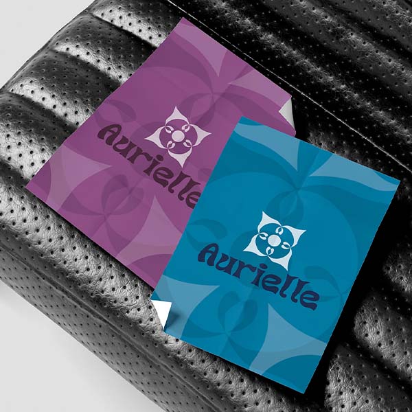 2 Abstract Elegant Monogram Logo Marks (EPS + SVG + PNG + JPG)