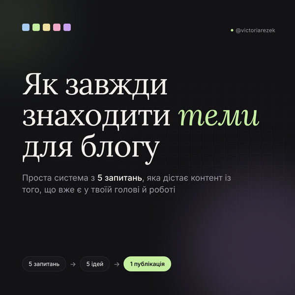 Як завжди знаходити теми для блогу
