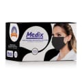 Máscara Tripla Descartável Preta – Medix Brasil