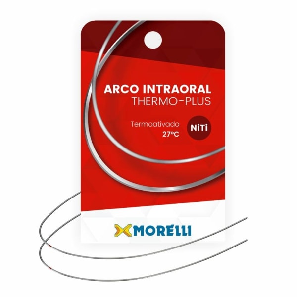 Arco Intraoral Thermo Plus Médio Niti Retangular (.017X.025) 0,43X0,63Mm Ref: 50.72.225 - Morelli