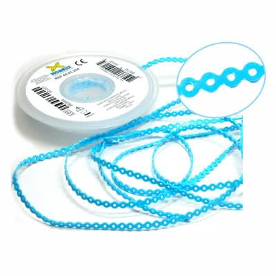 Elástico Corrente Longo Azul Bebê 1,5M - Morelli