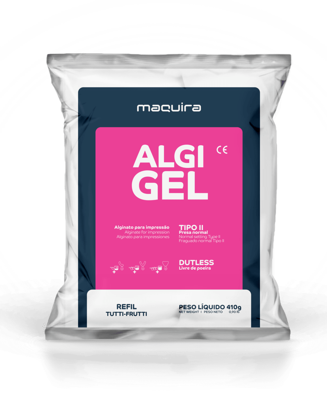 Alginato Algi-Gel Tutti-Frutti 410g - Maquira