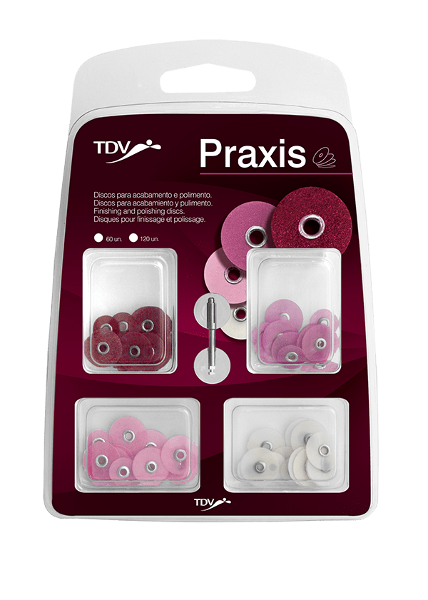 Kit Praxis - Discos Para Acabamento e Polimento Com Mandril - TDV
