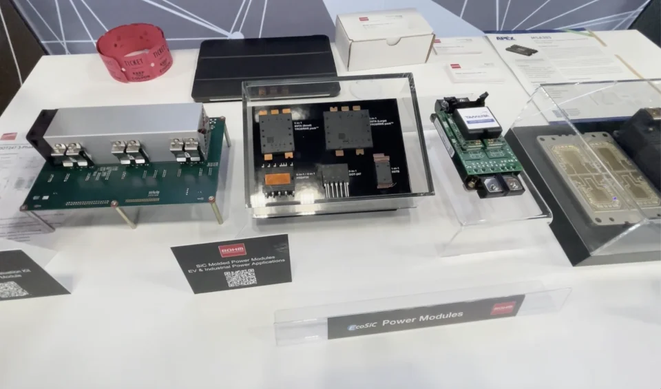ROHM Semiconductor Highlights SiC Power Modules for EV Applications 