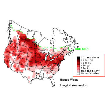 House Wren distribution map