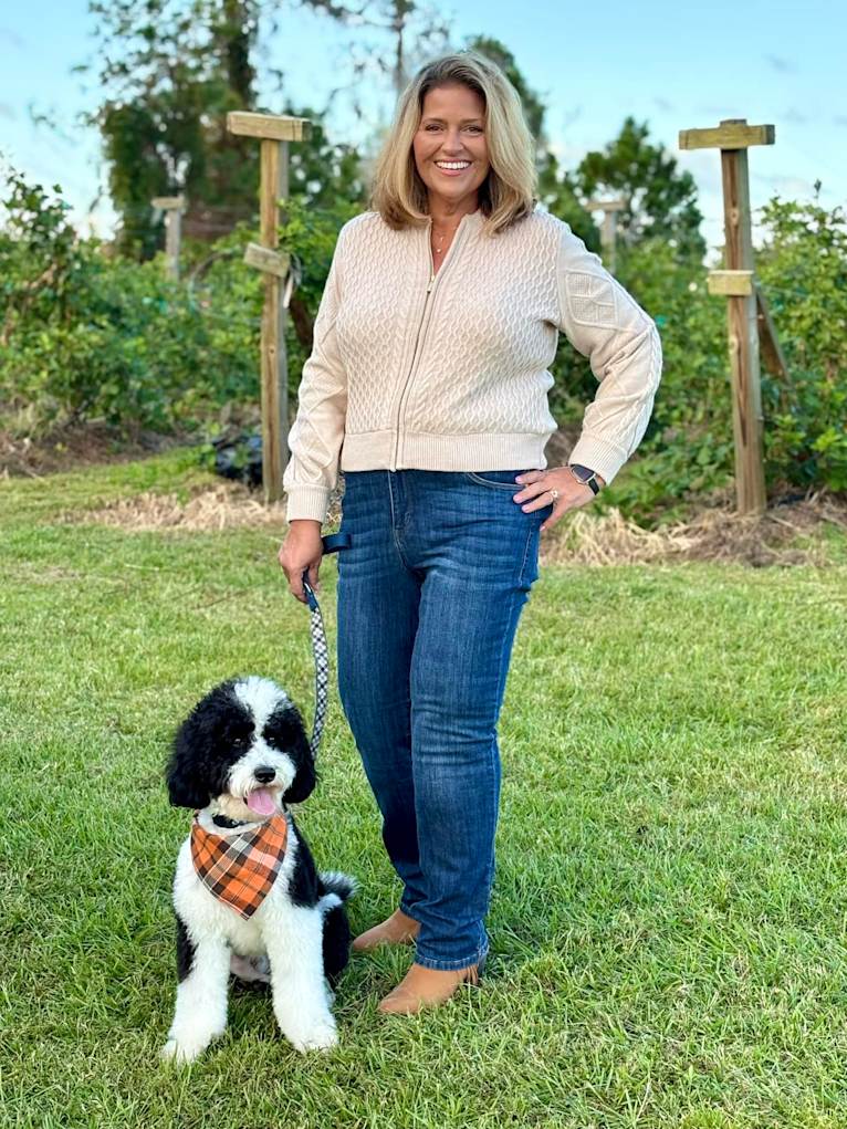 George, a Bernedoodle tested with EmbarkVet.com