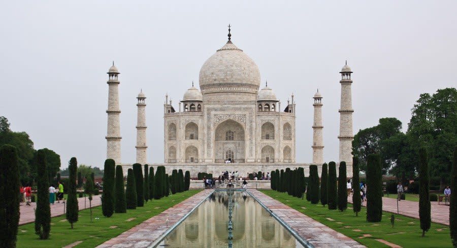 Panorama of Taj Mahal, Agra