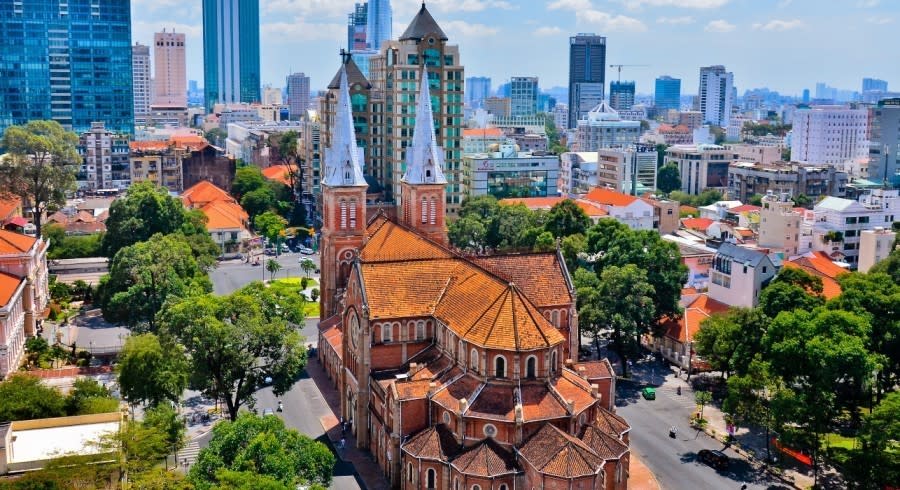 Ho Chi Minh City von oben