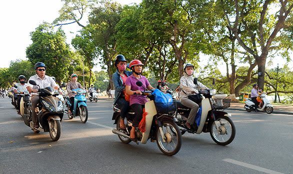 Vespa Tour durch Saigon