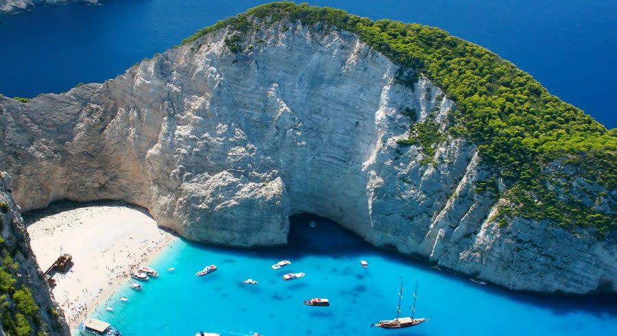 Amazing Navagio Beach in Zakynthos Island, Greece - one f the best things to do in Greece