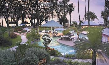 Aerial View of pool area