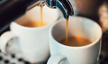 a close up of a coffee cup