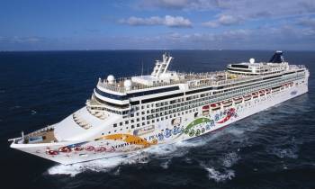 a large ship in a body of water
