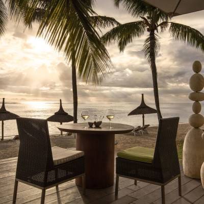 Tides Restaurant Outdoor Area at Sugar Beach in Mauritius