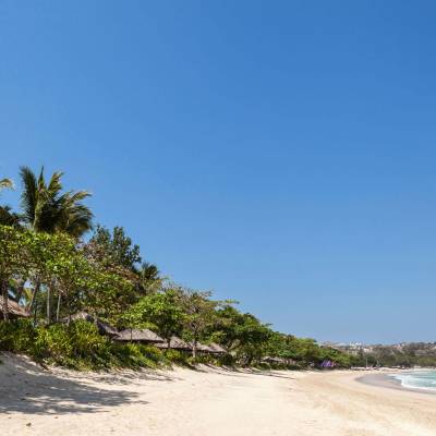 a sandy beach