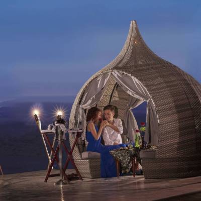 Desert Igloo dining