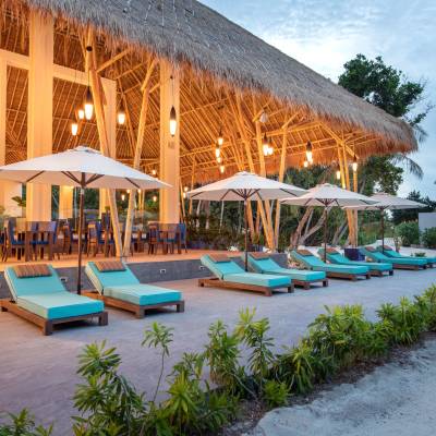 a resort near the water