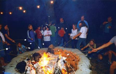 Roasting marshmallows