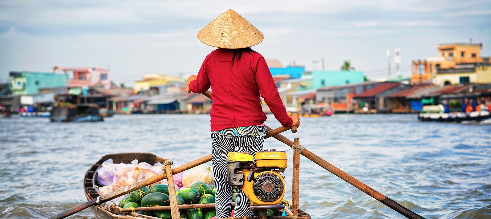 Enchanting Travels Vietnam Tours Floating market at the Mekong in Can Tho, Vietnam Enchanting Travels Vietnam Tours Floating market at the Mekong in Can Tho, Vietnam