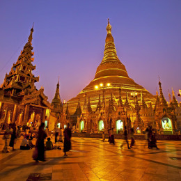 Highlight Ihrer Myanmar Rundreise - die prächtige Shwegadon Pagode