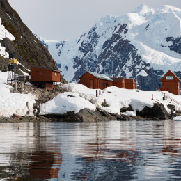 You could visit a research base during your Antarctica tour
