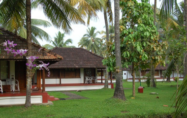 Enchantin Travels - South India Tours - Kumarakom - Coconut Lagoon - Terrace