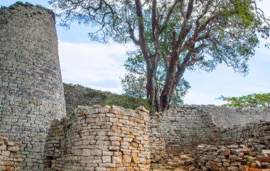 Hauptturm der Ruinen von Great Zimbabwe