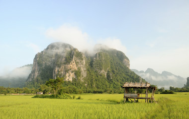 Schone Landschaft in Laos